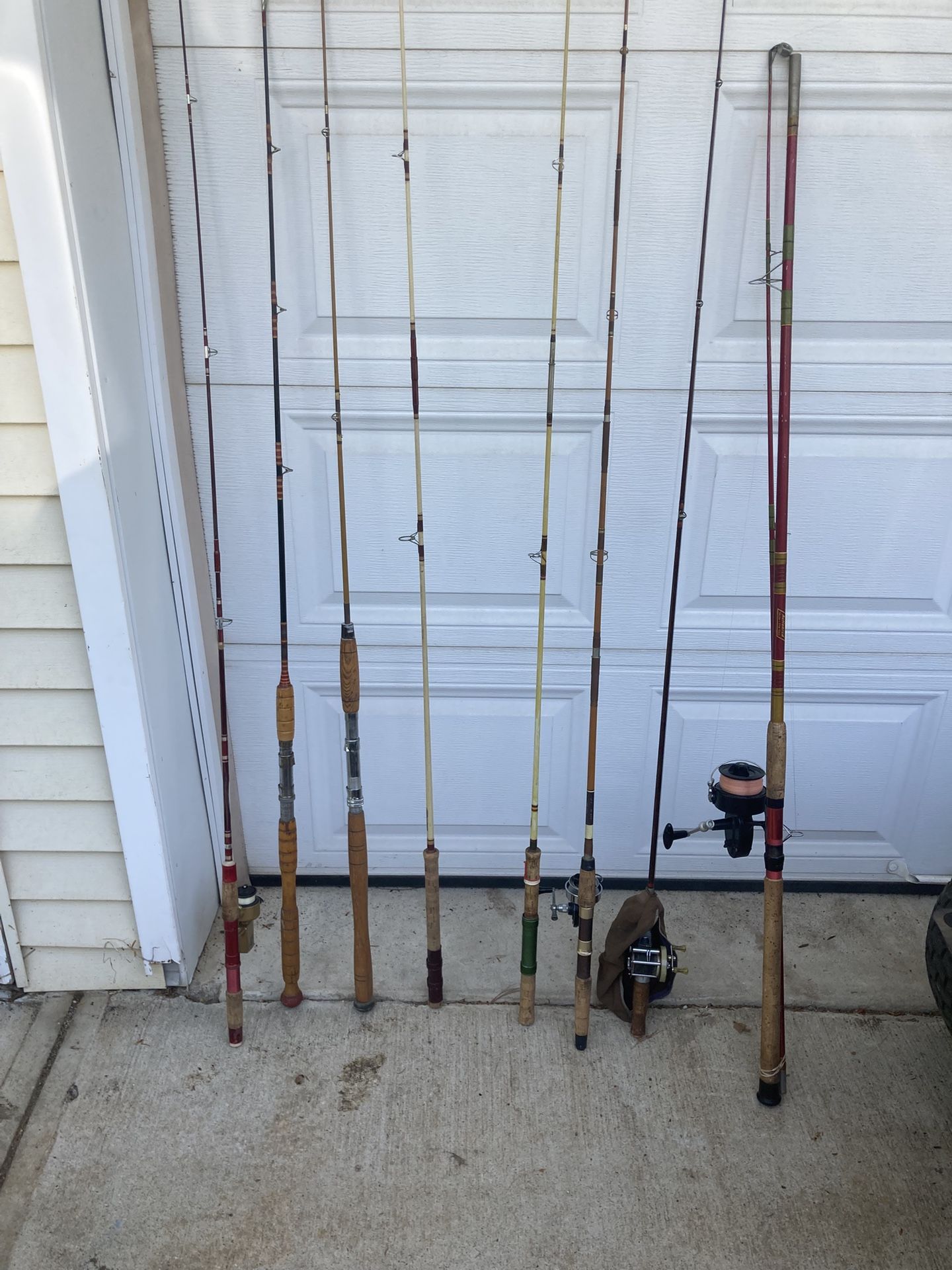 Vintage Fishing Poles