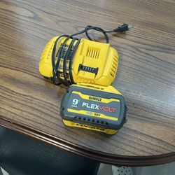 DeWalt 9Ah Battery and Fast Charger
