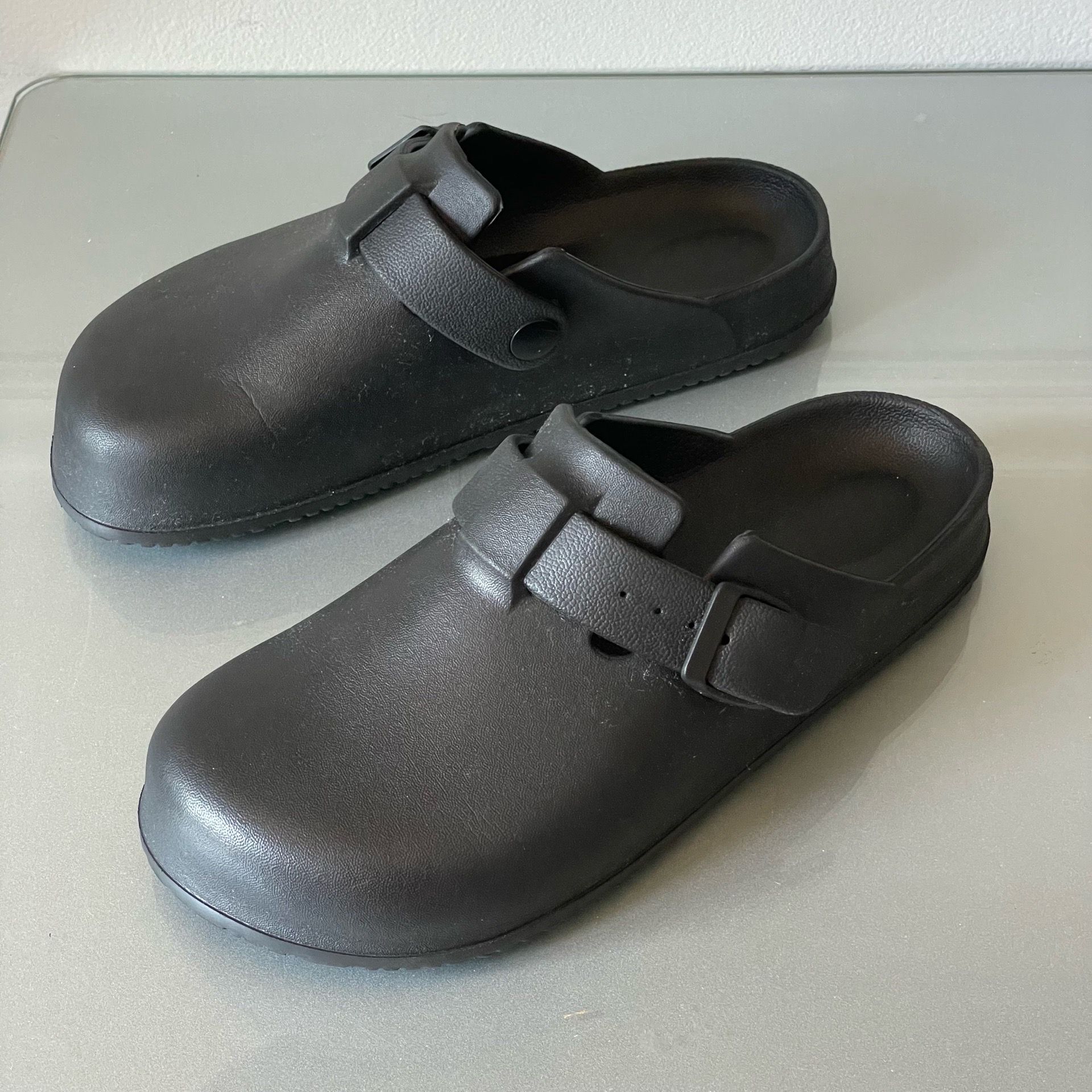 Black EVA Clog Sandals Slip On Shoes