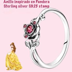 Bella Princess Ring  Sterling Silver Stamp 
