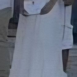 Beautiful White Long Satin Dress