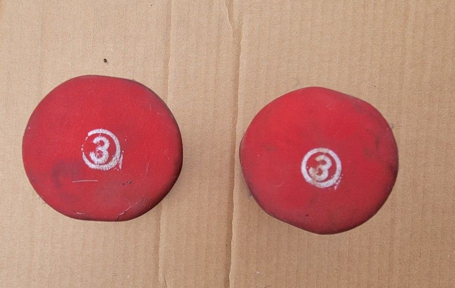 Dumbbell 3 Pounds Each Set Of 2 $.5.00