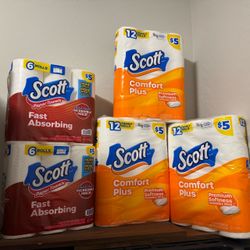 Scott paper towel toilet paper bundle