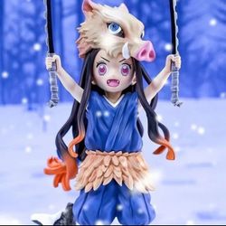 Demon Slayer Kimetsu No Yaiba Inosuke PVC Figure Anime Model Toy Gift
