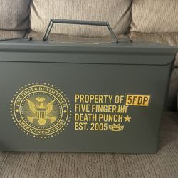 Five Finger Death Punch Heavy Metal Band Ammo Storage Box