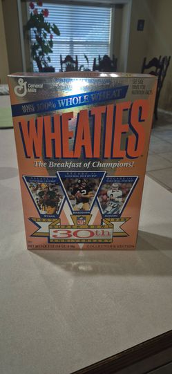 Wheaties NFL Super Bowl 30th Anniversary Collector's Edition Box
