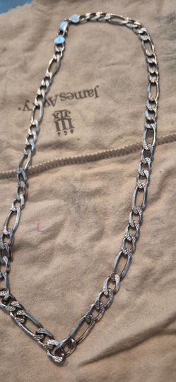 Mens Italian silver necklace 22 inches