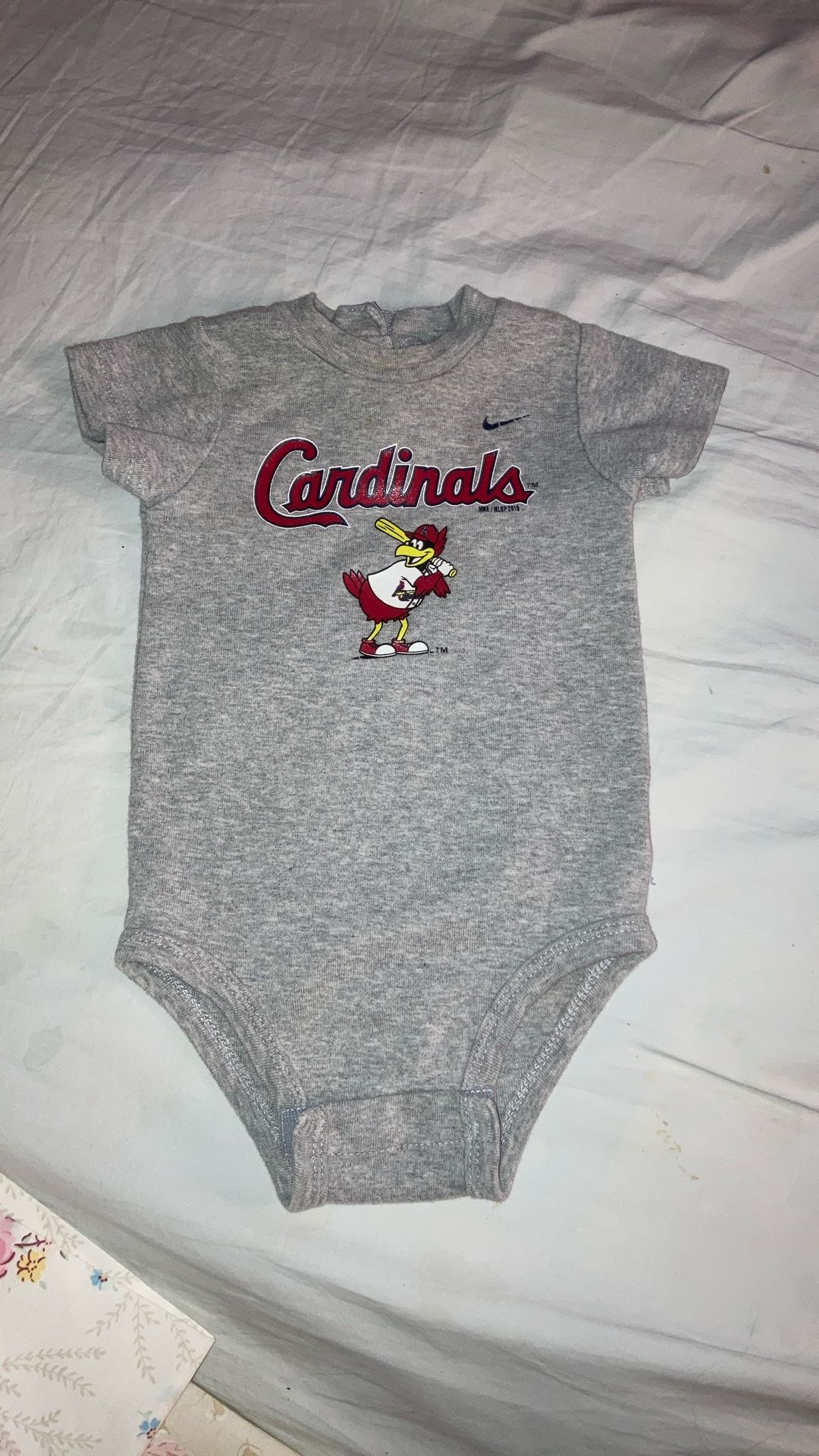 St. Louis Cardinals Fredbird Nike Baby Bodysuit 3/6 Months