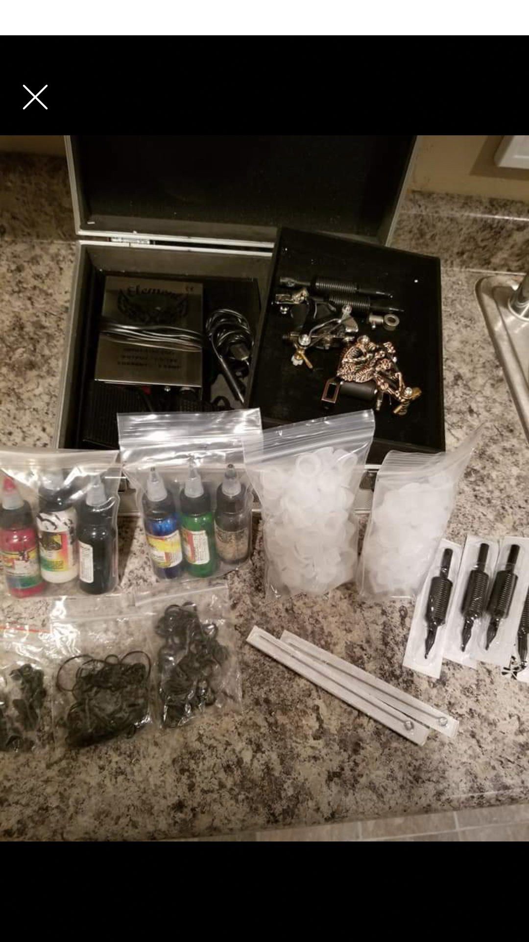 Element Tattoo Supply Starter Kit w/ metal case