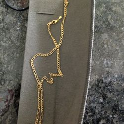 10k Gold Figaro Necklace(Make An Offer)