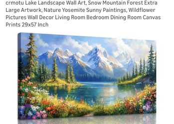 crmotu Landscape Wall Art