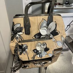 Coach Limited Edition 10th Anniversary Hampton Bag And Wristlet
