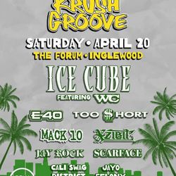 KRUSH GROOVE "ICE CUBE" CONCERT TICKETS 