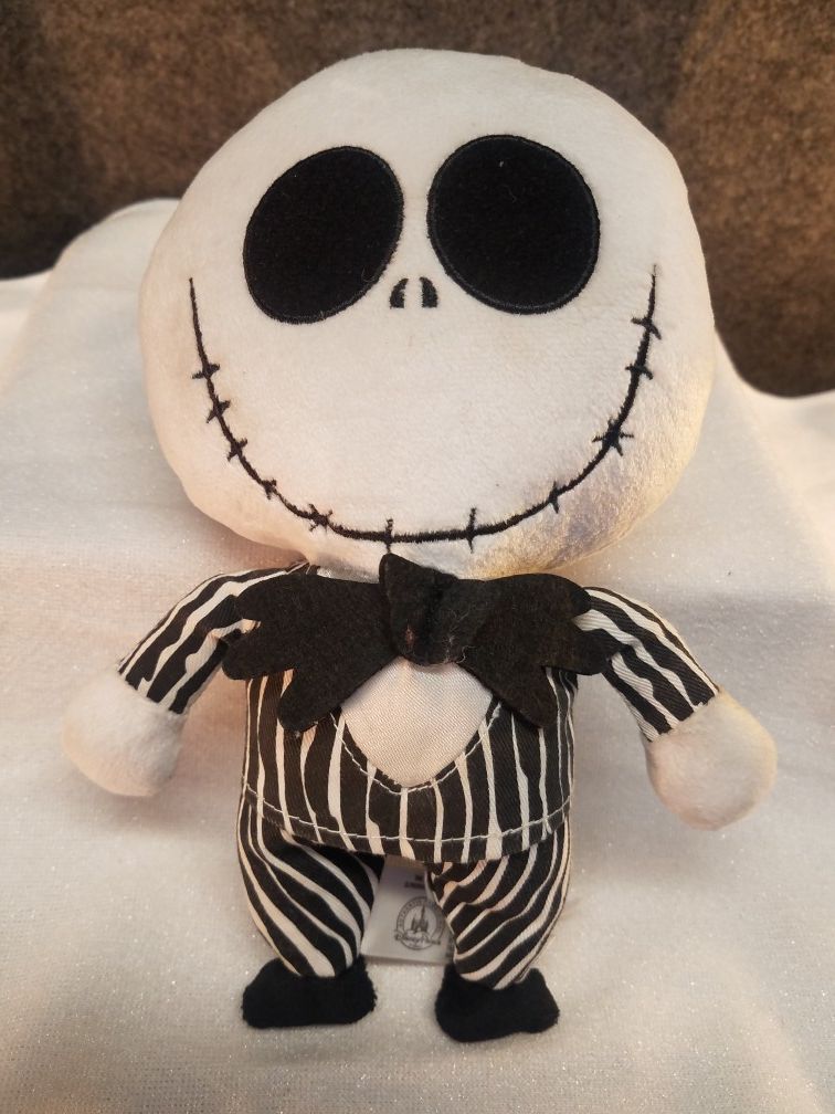 The Nightmare Before Christmas  Jack Skellington  Plush Stuffed  Disney Parks