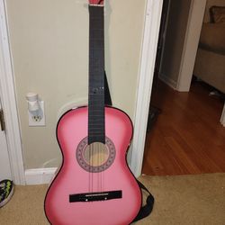BG Pink Guitar For Sale