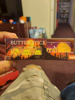 Halloween butter stick