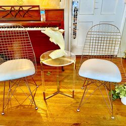 Metal Eiffle Style Dining Chairs Or Accent Chairs 