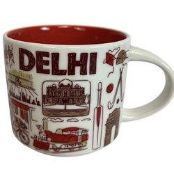 Starbucks Been There Series Collectible DELHI India Mug Cup 14 oz New w/o Box