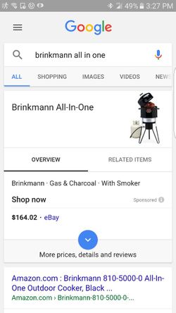 Smoker Brinkmann all in one