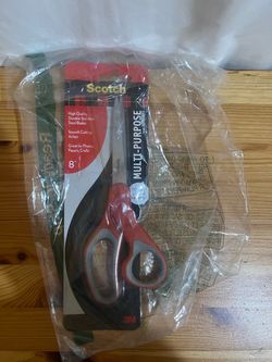 Scotch Multi-Purpose Stainless Steel Scissors, 8 Inches, Red & Gray, Great for Home, School and Office Brand New $10 Meet Up In Irving @dfwgoods