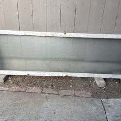 Mid century- Vintage Obscured Window - 24” Wide X 76” Tall