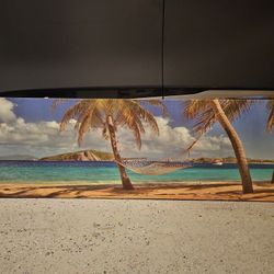Canvas Beach Print 