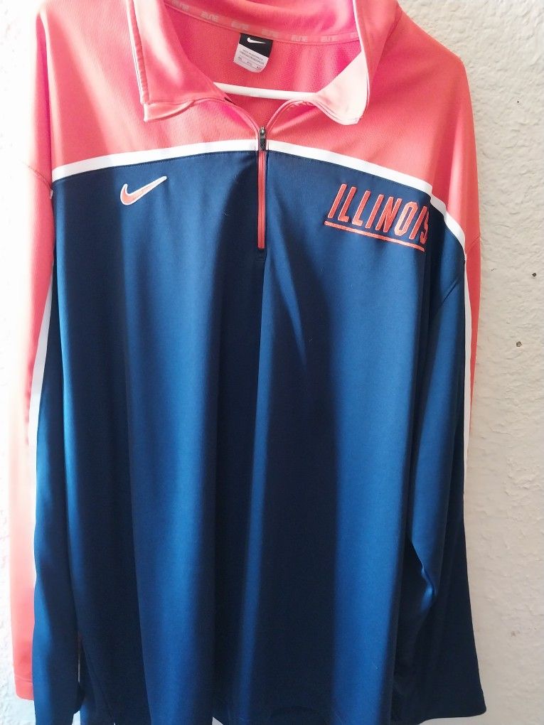 Mens Size 4XL Illinois Nike Jacket/new Condition 