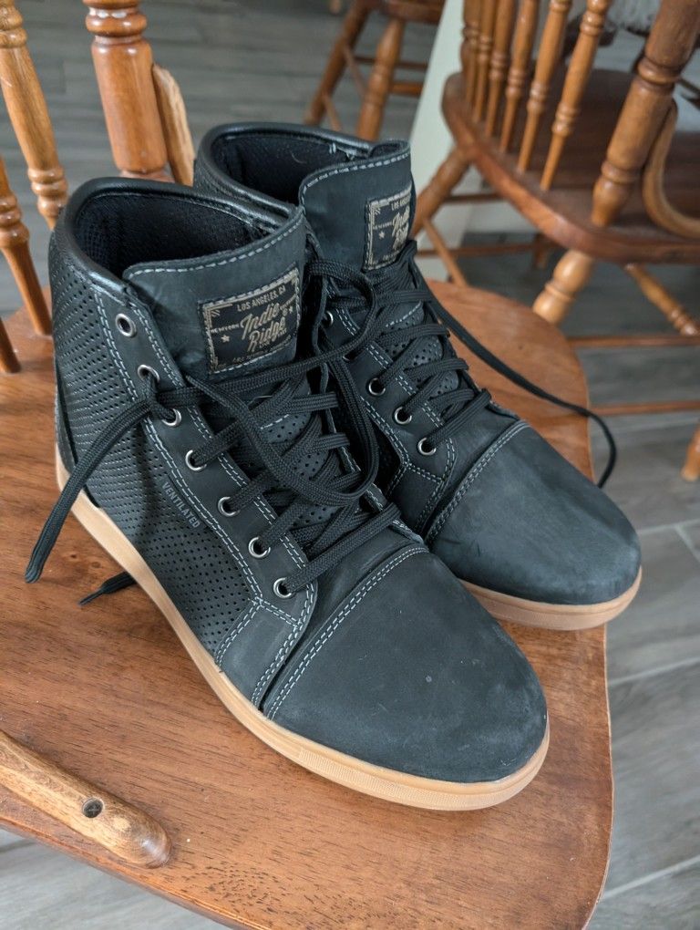 Indie Ridge Men's Motorcycle Boots Size 10