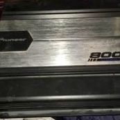 Pioneer - 800W Mono MOSFET Amplifier w/Variable Crossover & Selectable Bass Boost