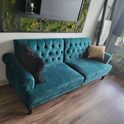 Green Loveseat/Futon