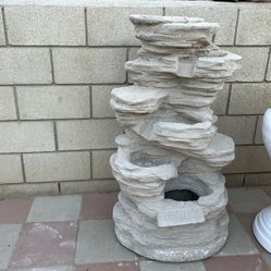 New Water Fountain Made Out Of Cement Perfect Gift 