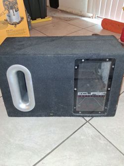 Sub box with mtx 10" sub