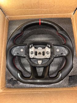 Carbon fiber steering wheel