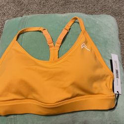 Orange Sports Bra