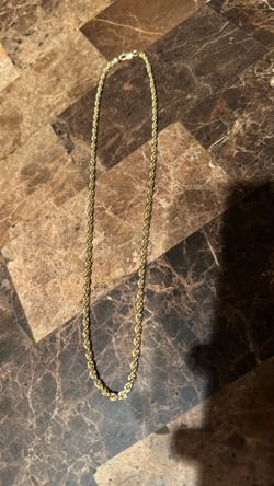14k gold rope chain 25.8 grand solid
