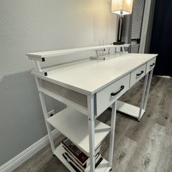 White Study Table
