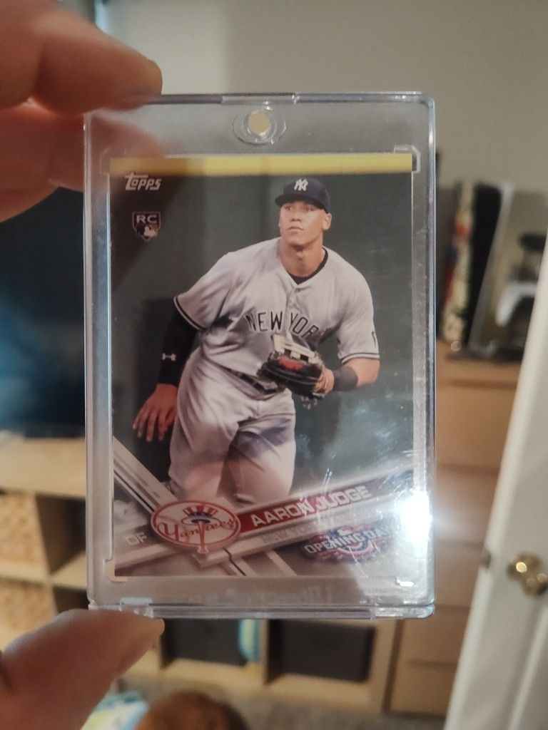 Aaron Judge Rookie Card. Not Graded But Great Condition