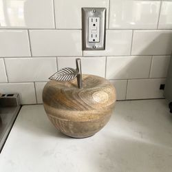 Rare Wood Apple Tabletop Decor