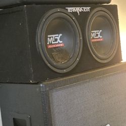 Dual 12inch Box With Amp