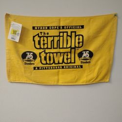 New Pittsburgh Steelers Original Terrible Towel With Tag - 15 By 25 Inches 