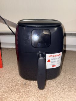 NEW DASH Electric Air Fryer Oven, 2.6 Qt., Black ,Compact