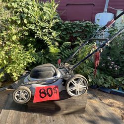 ELECTRIC LAWN MOWER WITH BAG