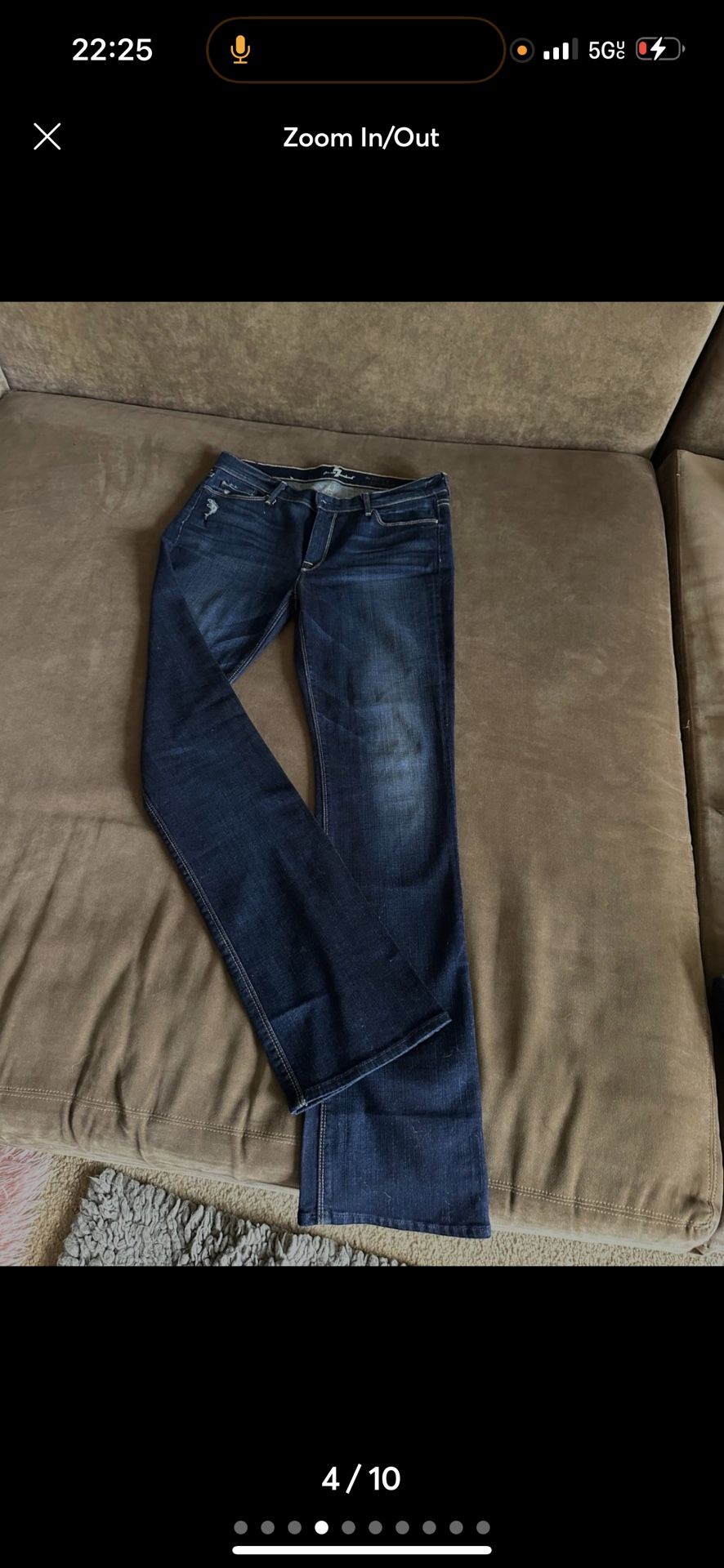 7 for all mankind women's jeans 32•Excellent Condition