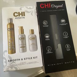 Chi hair straightener and products