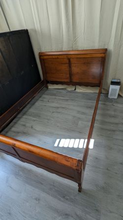 Queen Size Bed Frame & Box Spring