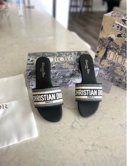 Christian Dior Paris Slide Sandals