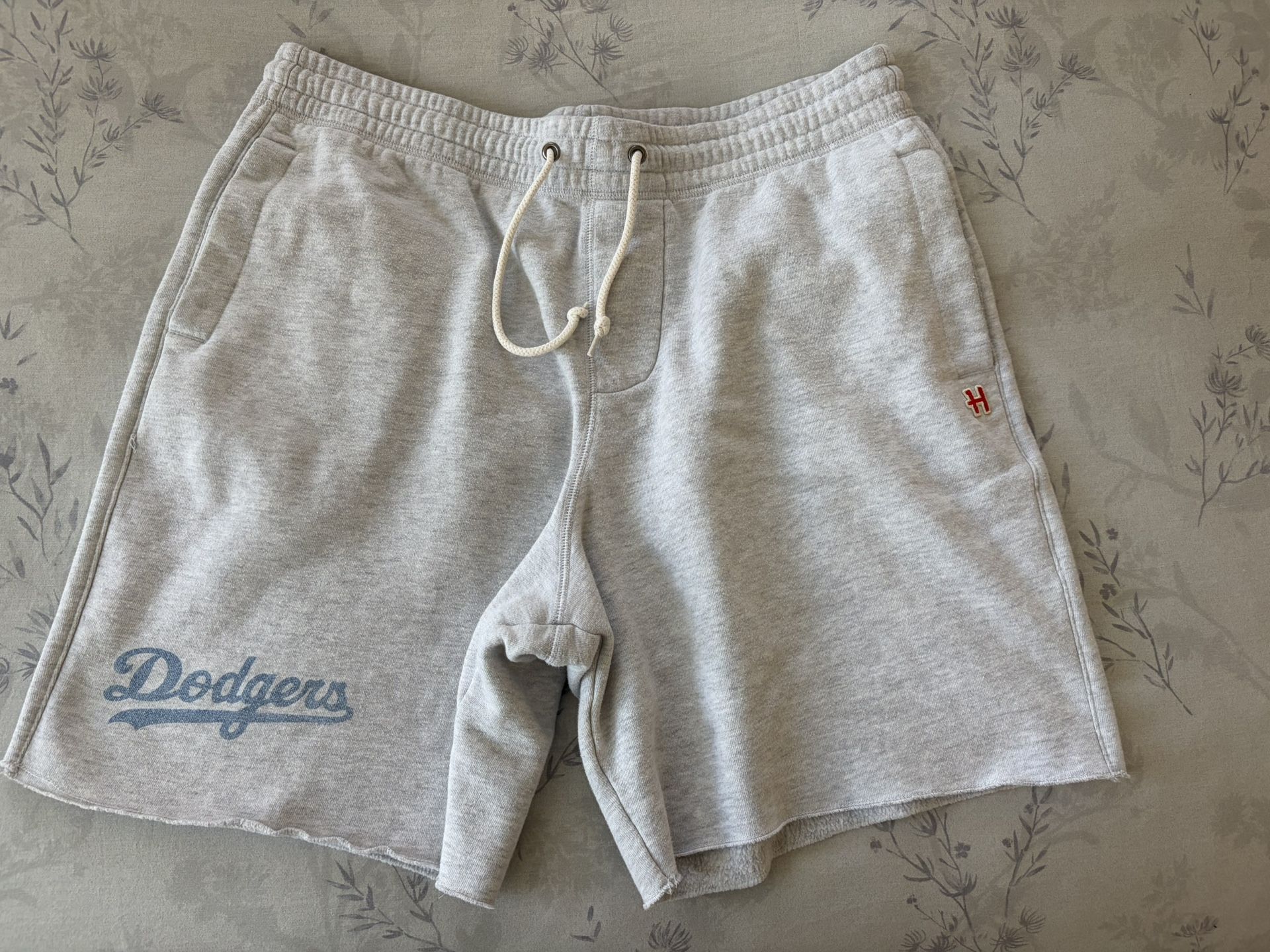 Homage Los Angeles Dodgers Logo Sweat Shorts Size L
