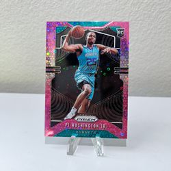 PJ Washington Jr. Fast Break Pink Prizm /50 NBA Rookie Card