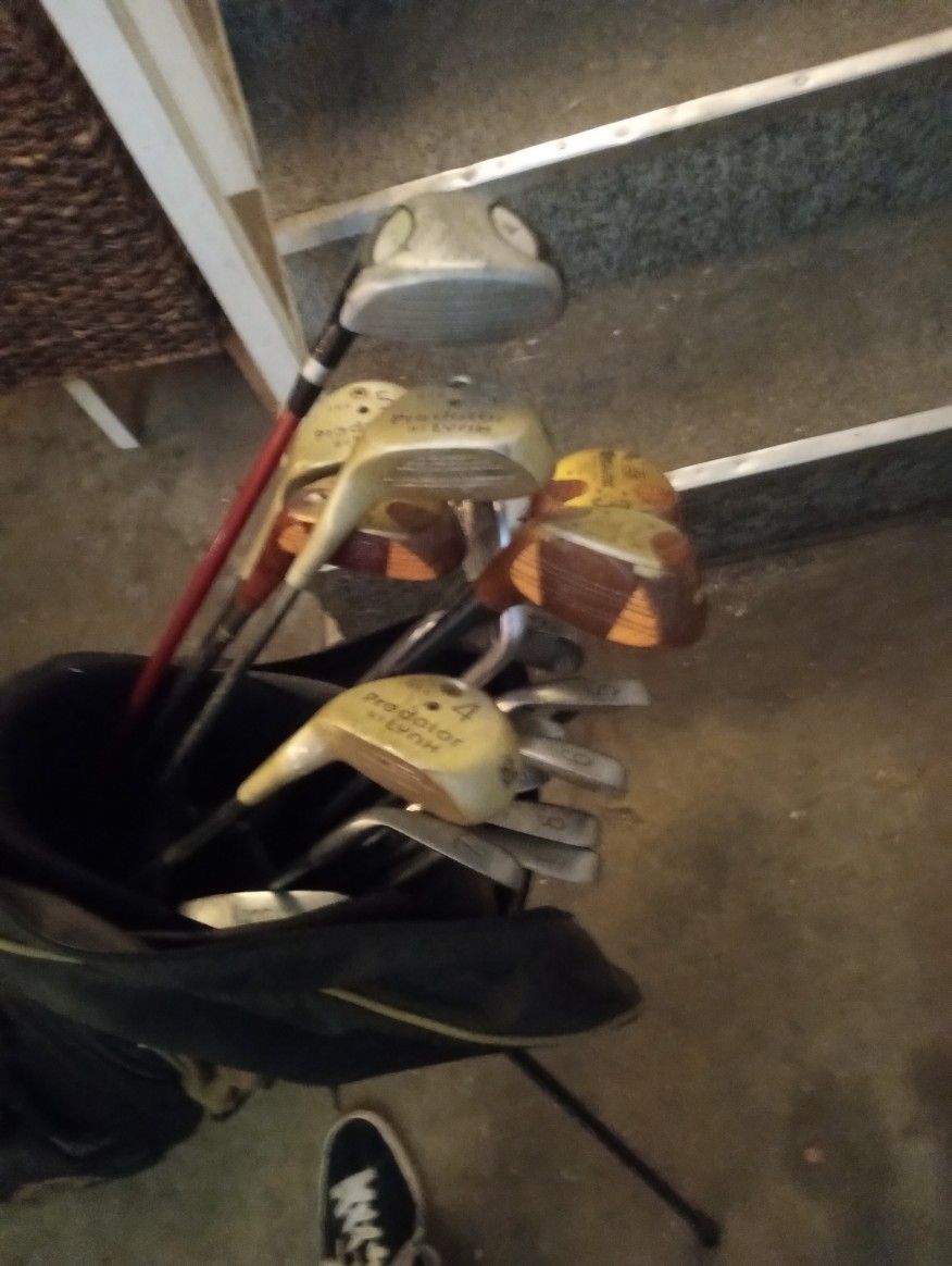 Golf Clubs And Bag