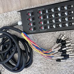 Seismic Audio SAXQ 16 X 8 X25 16 Channel Snake